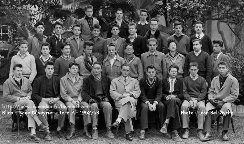Lycée Duveyrier , classe de1ère A, 1952-1953