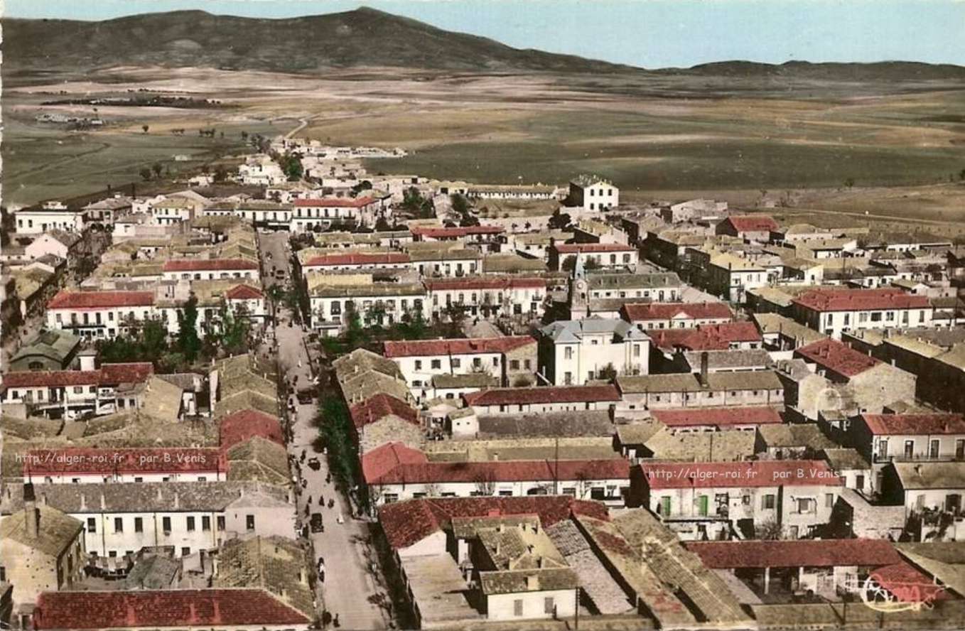 Bordj-bou-arreridj,vue panoramique,eglise et rue saint claude