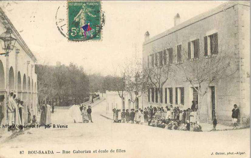Rue Gaboriau et école de filles