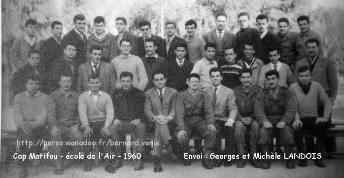 photo de classe-École de l'Air - 1960