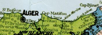 carte de situation pour Cap-Matifou