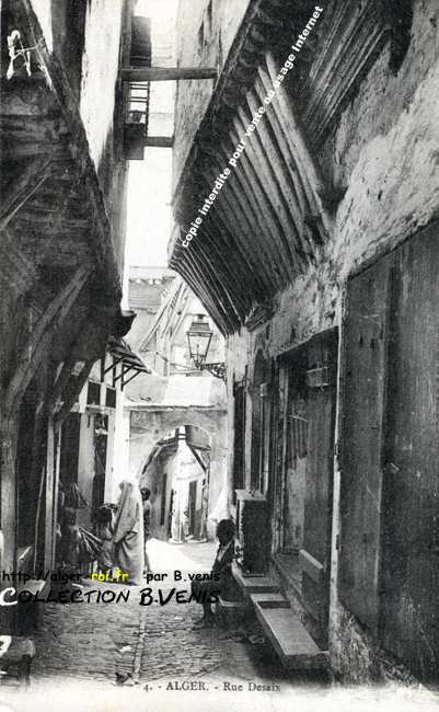 Rue Desaix : (Aïn Ed-djedida (la Fontaine Neuve); Zenkat el-Azara (la rue des Palefreniers); Kouchet Ali (le Four Ali)