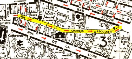 Rue de Chartres devenue rue Charles Aboulker