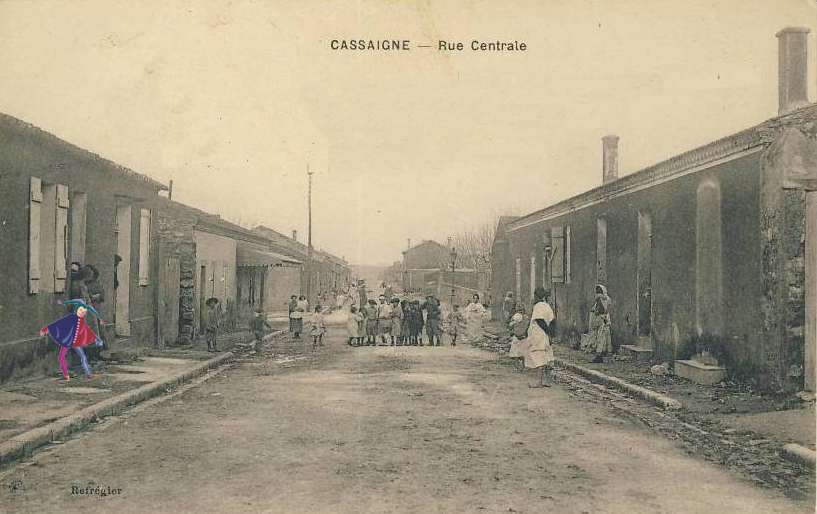 Cassaigne,rue centrale