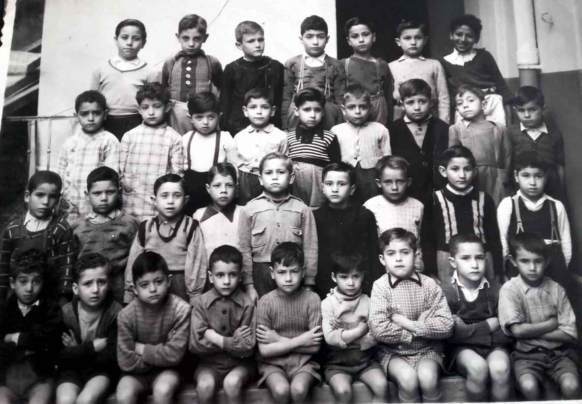 Classe maternelle, 1945 ou 1946