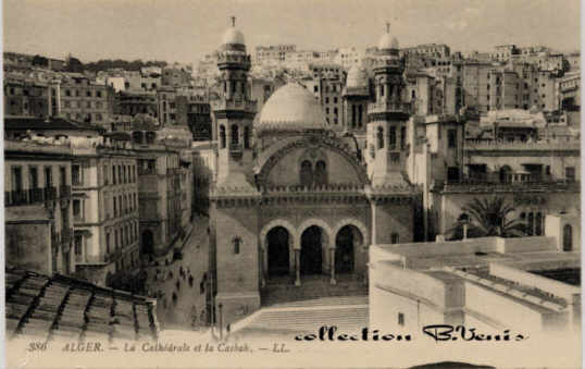 386: -Alger, la Cathédrale et la Casbah, 48 ko