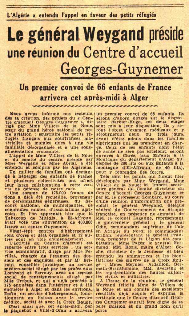 L'écho d'Alger du 4 mai 1941