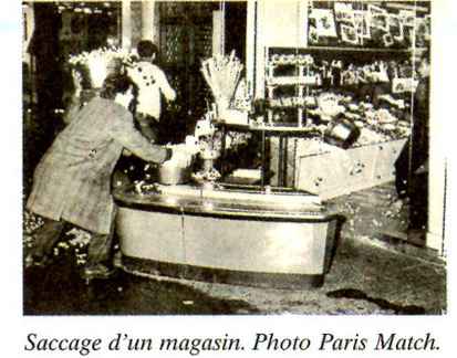 Saccage d'un magasin