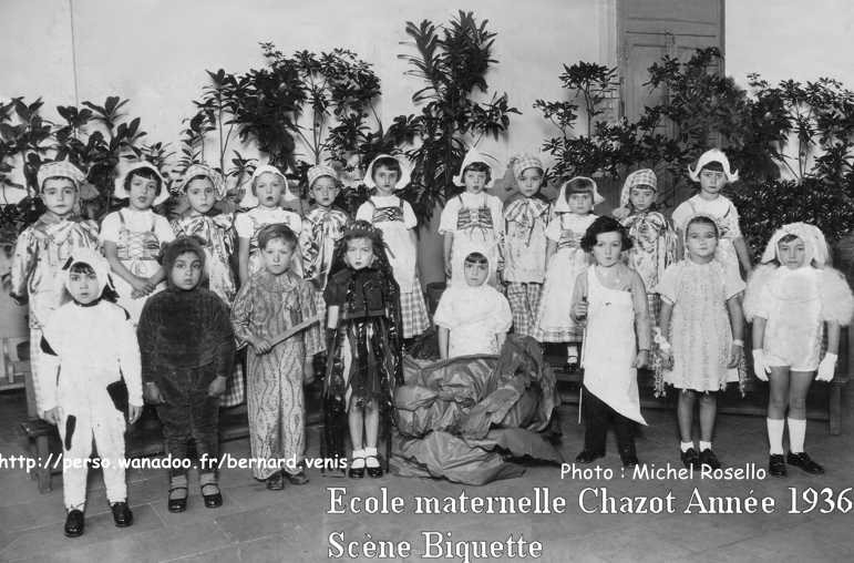 Fête école maternelle, 1936