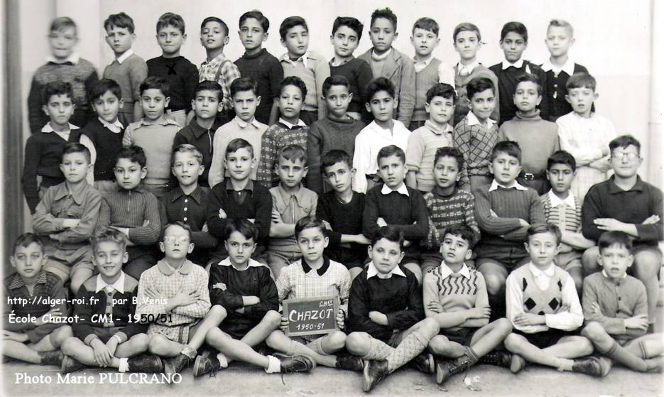 École Chazot CM1, 1950-1951