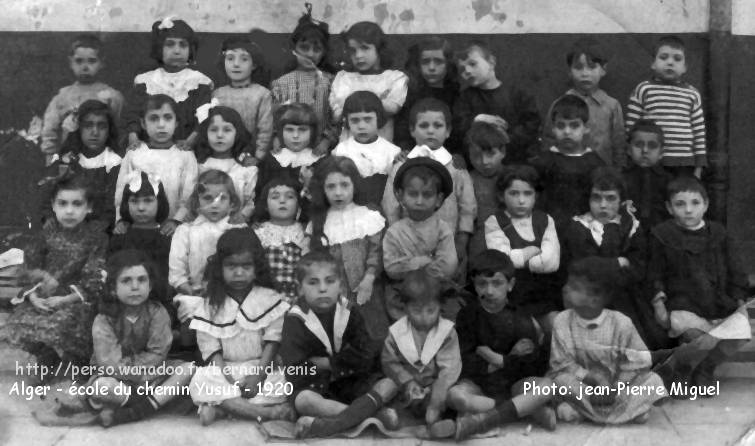 École primaire du chemin Yusuf (avenue en fait), 1920