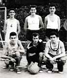 Equipe basket Chazot en 1956: