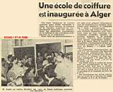 Une école de coiffure est inaugurée à Alger