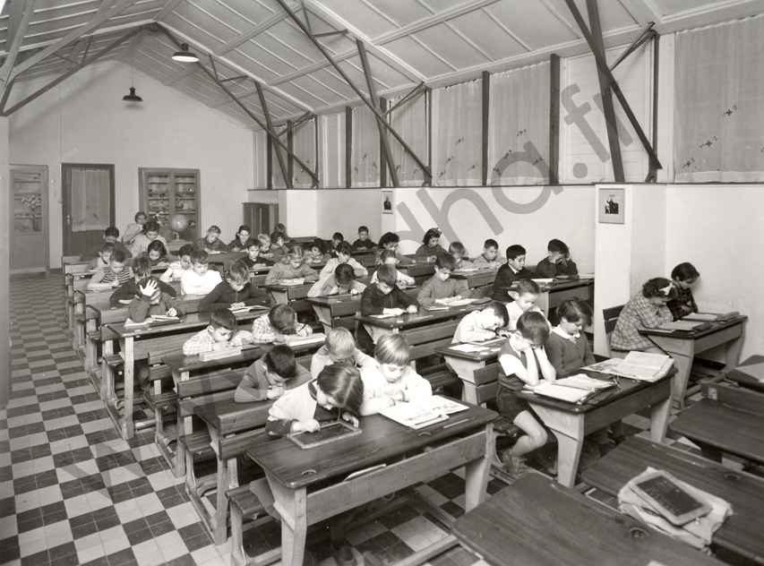 L'école en octobre 1953