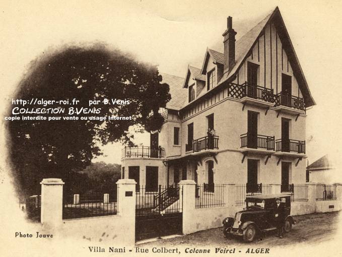 Colonne Voirol, Villa Nani - rue Colbert 