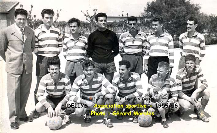 Dellys, L'équipe de football en 1955-1956