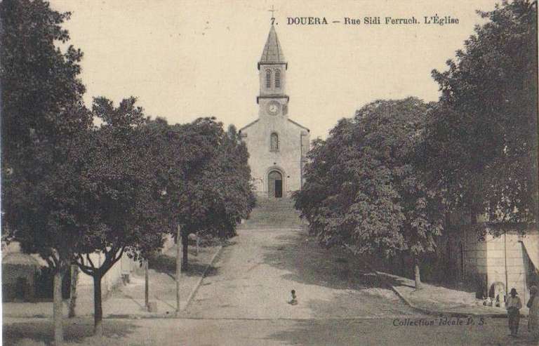 L'église et la rue Sidi Ferruch