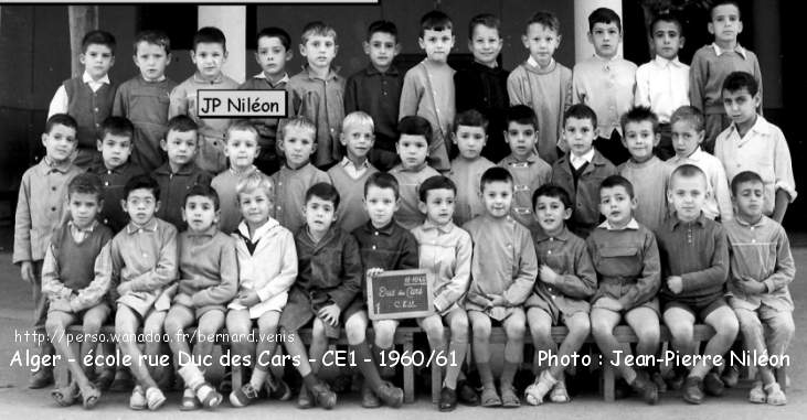 Cours élémentaire première année, 1960-1961