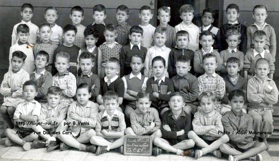 École de la rue Duc des Cars,ce1,1953-54