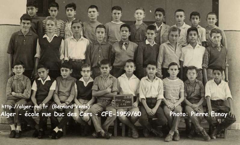 Classe de fin d'études , 1959-1960