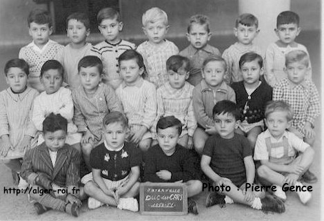 Maternelle 1ère année, 1950-1951 - classe de Mme romher