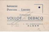 Imprimerie- papeterie- librairie VOLLOT- DEBACQ