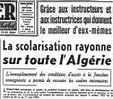 La scoilarisation rayonne en Algérie