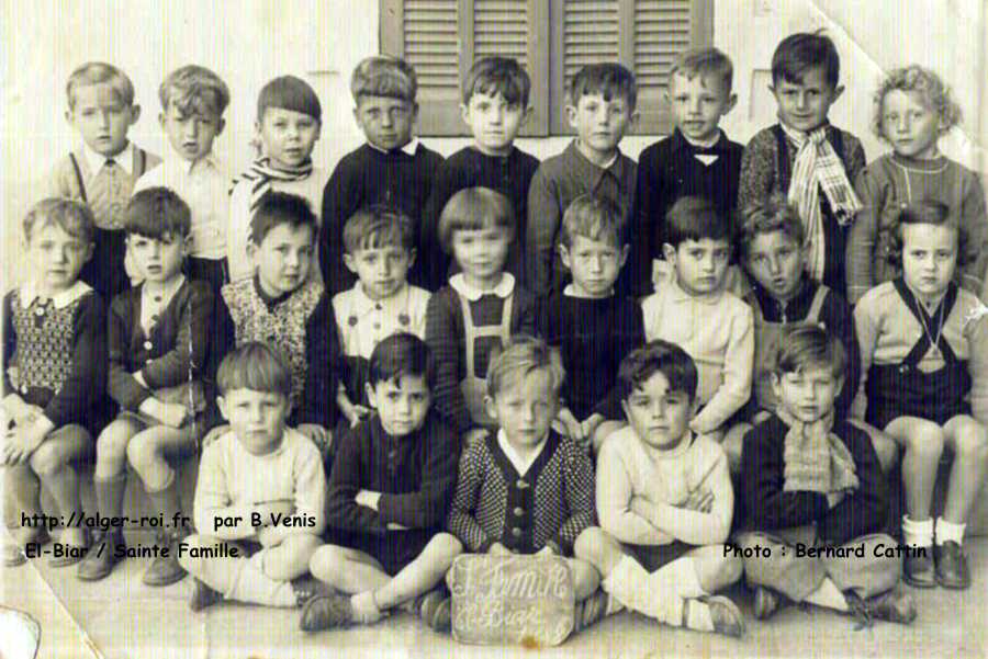 el-biar,pensionnat Sainte-Famille,maternelle,1947-1948,47-48,cattin,photos de classes