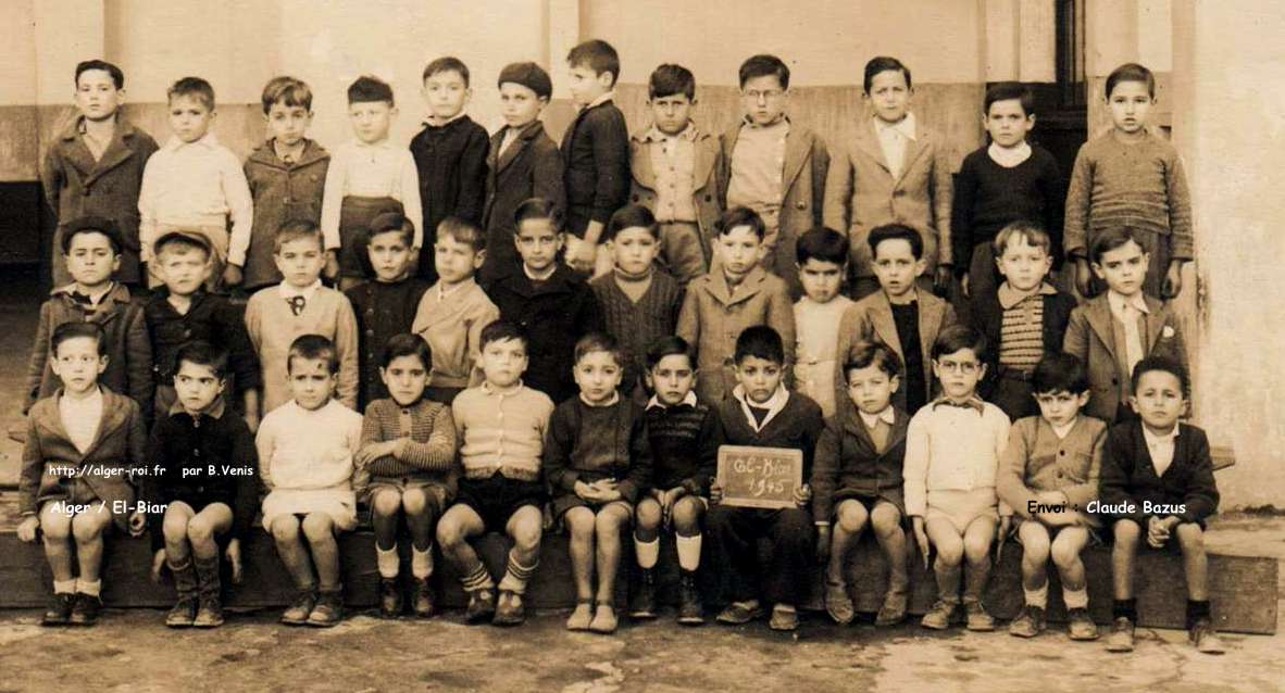 el-biar,ce1,1945,photos de classes,bazus