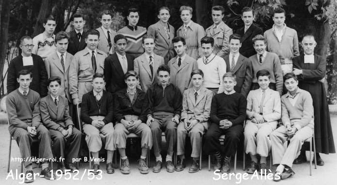 El-Biar : pensionnat Saint Joseph, 3ème, 1952-1953