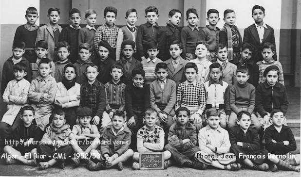 École primaire, CM1, 1952-1953, instituteur: mr.Papillon