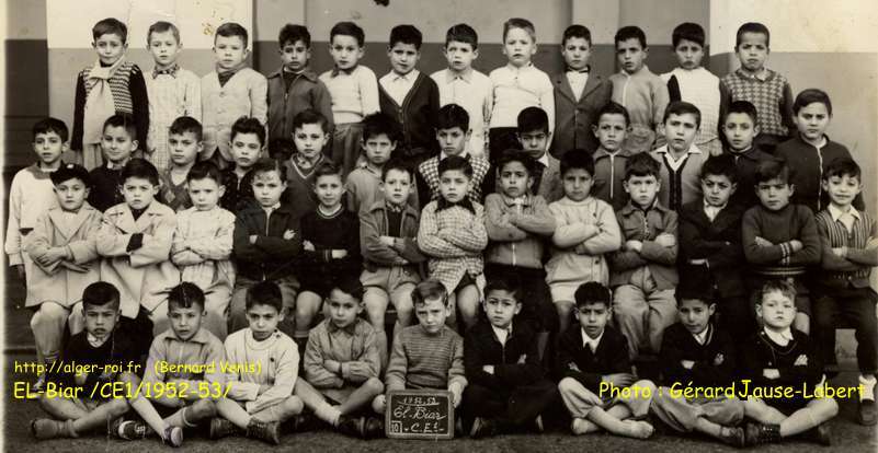 École primaire, CE1, 1952-1953
