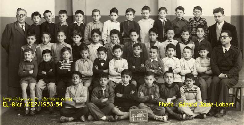 École primaire, CE2, 1953-1954