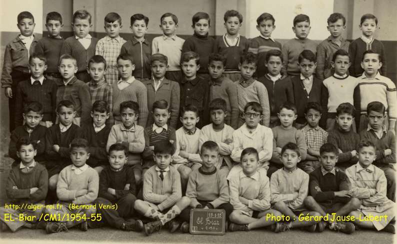 École primaire, CM1, 1954-1955