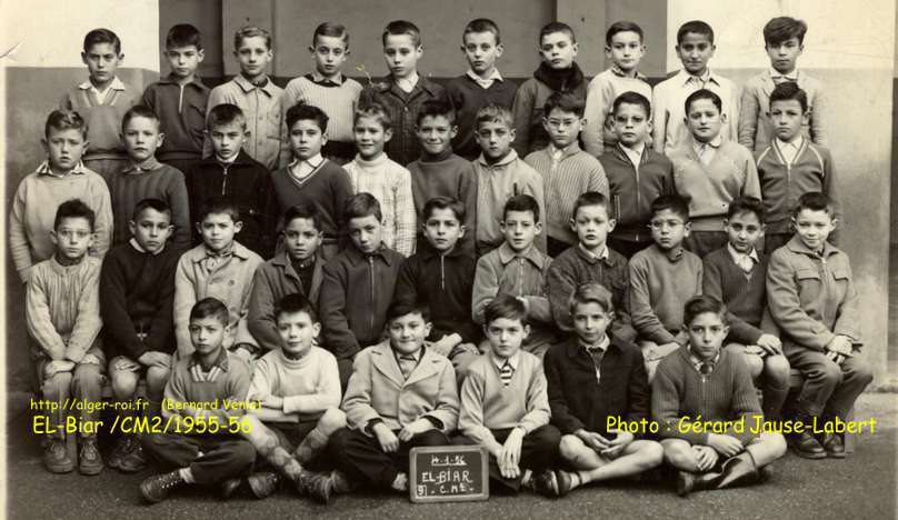 École primaire, CM2, 1955-56