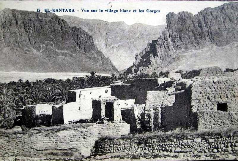 Les gorges d'El Kantara, le village blanc 