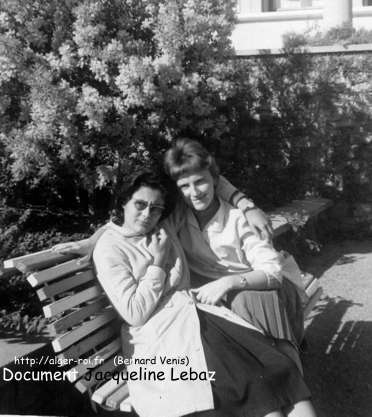Février 1962 - "Bibiche" et Josette 