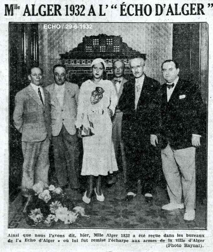 Election de Mlle Algérie - 2-7-1932