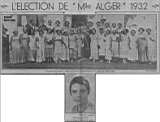 Election de Mlle Alger et Algérie