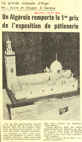 La grande mosquée d'Alger en... sucre et nougat, à Genève