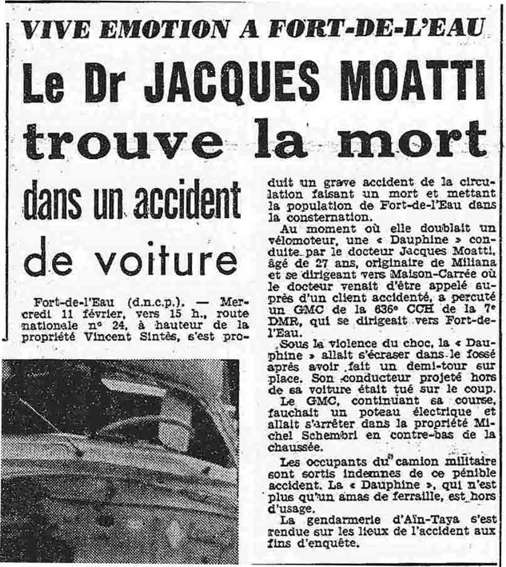 Le dr Jacques Moatti...