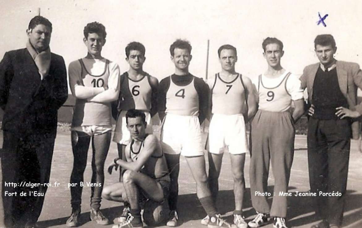 fort de l'Eau,basket,equipe premiere,1952-1953