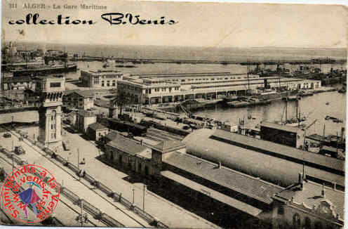 211: -Alger,la gare maritime,48 ko