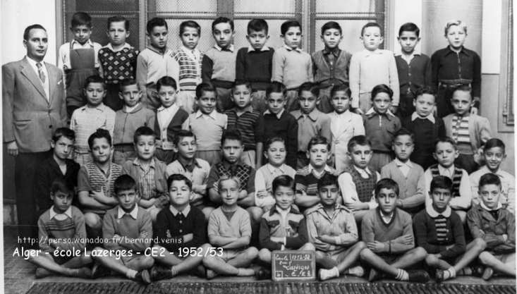 Cours élémentaire 2ème année, 1952-1953