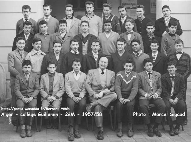 Collège GUILLEMIN, 2èM, 1957-1958