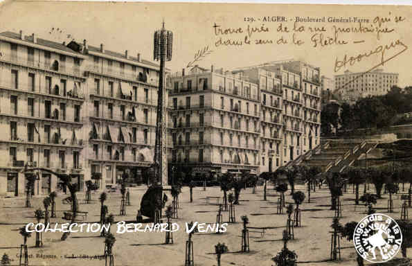 Alger, le boulevard Guillemin.