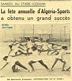 Fête du printemps , Algeria-sports, stade Icosium 