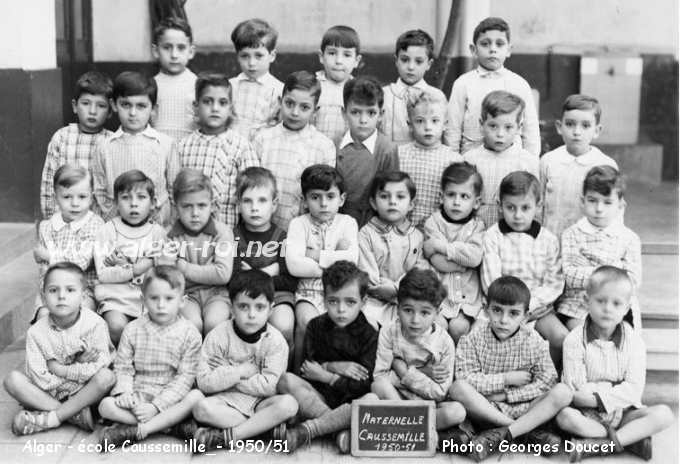 l'école maternelle Caussemille,3è année, 1950-1951