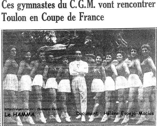 - Ces gymnastes du C.G.M. vont rencontrer Toulon en Coupe de France