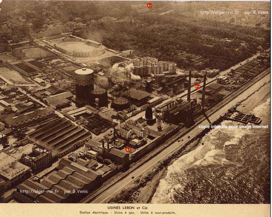 le Hamma,usines lebon,gaz,electricite;http://alger-roi.fr